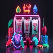 Detailed racing inspired entertainment artwork for bit 64 Fortune Horse section